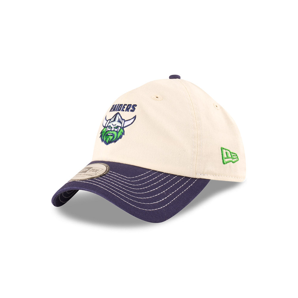 Canberra Raiders Hat - 2025 NRL 2Tone Chrome Contrast Casual Classic Strapback Cap - New Era